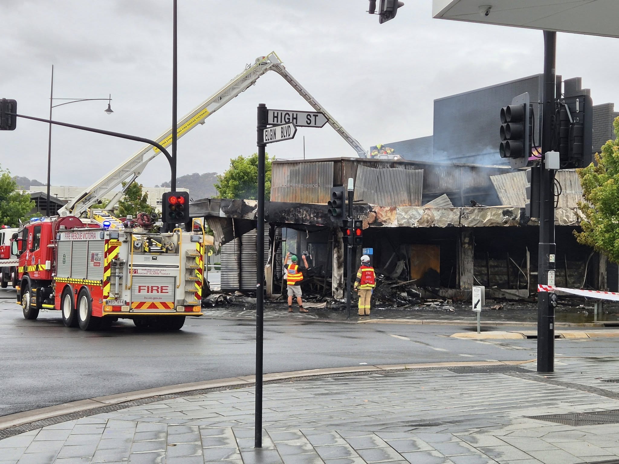 Wodonga Grocer Fire